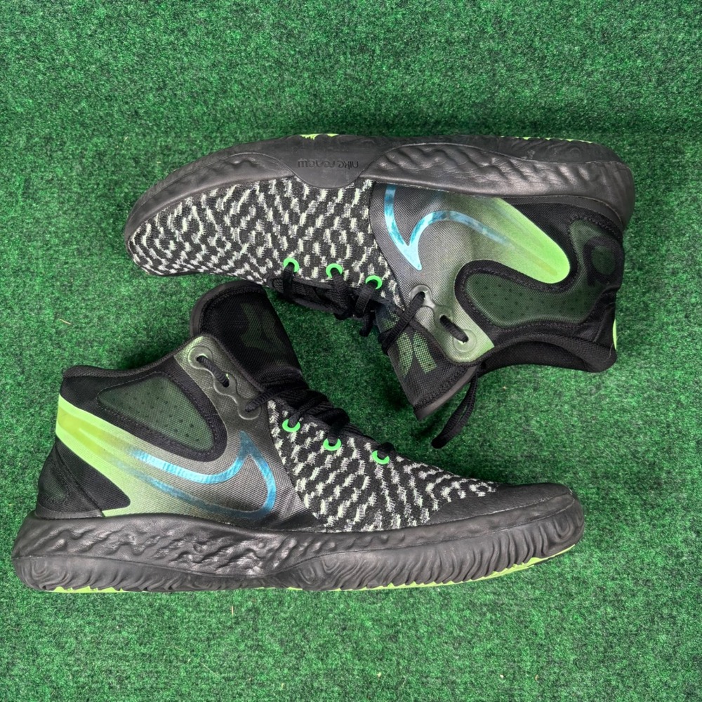 Nike KD Trey 5 IX Mens Basketball Shoes Black Electric Green CK2090-004 Size 13